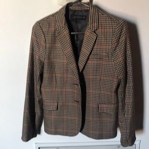 Zara houndstooth blazer